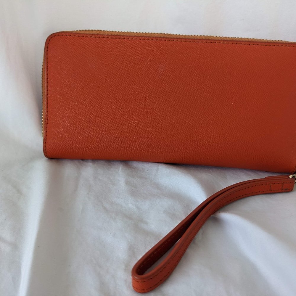 Tory Burch Coral Wristlet Wallet